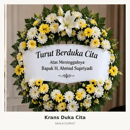 Krans Bunga Duka Cikarang Utara